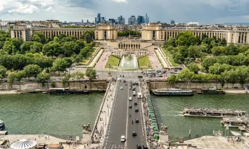 Palais de Chaillot et les Jardins du Trocadéro